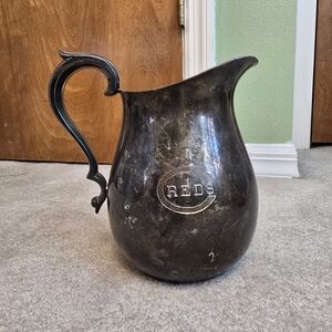 Reed & Barton REDS Logo Silverplated Pitcher